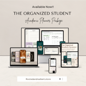 The Organized Student System™: Your Academic Hub for Structure, Focus & Faith-Driven Excellence.