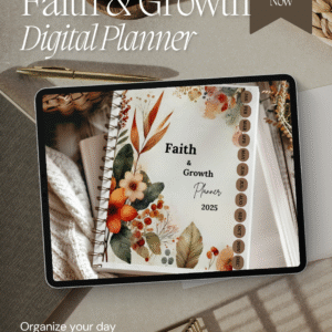 Faith & Growth Digital Planner (Hyperlinked)